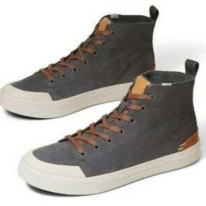 TOMS Men's Travel Lite High-Top Canvas Sneakers